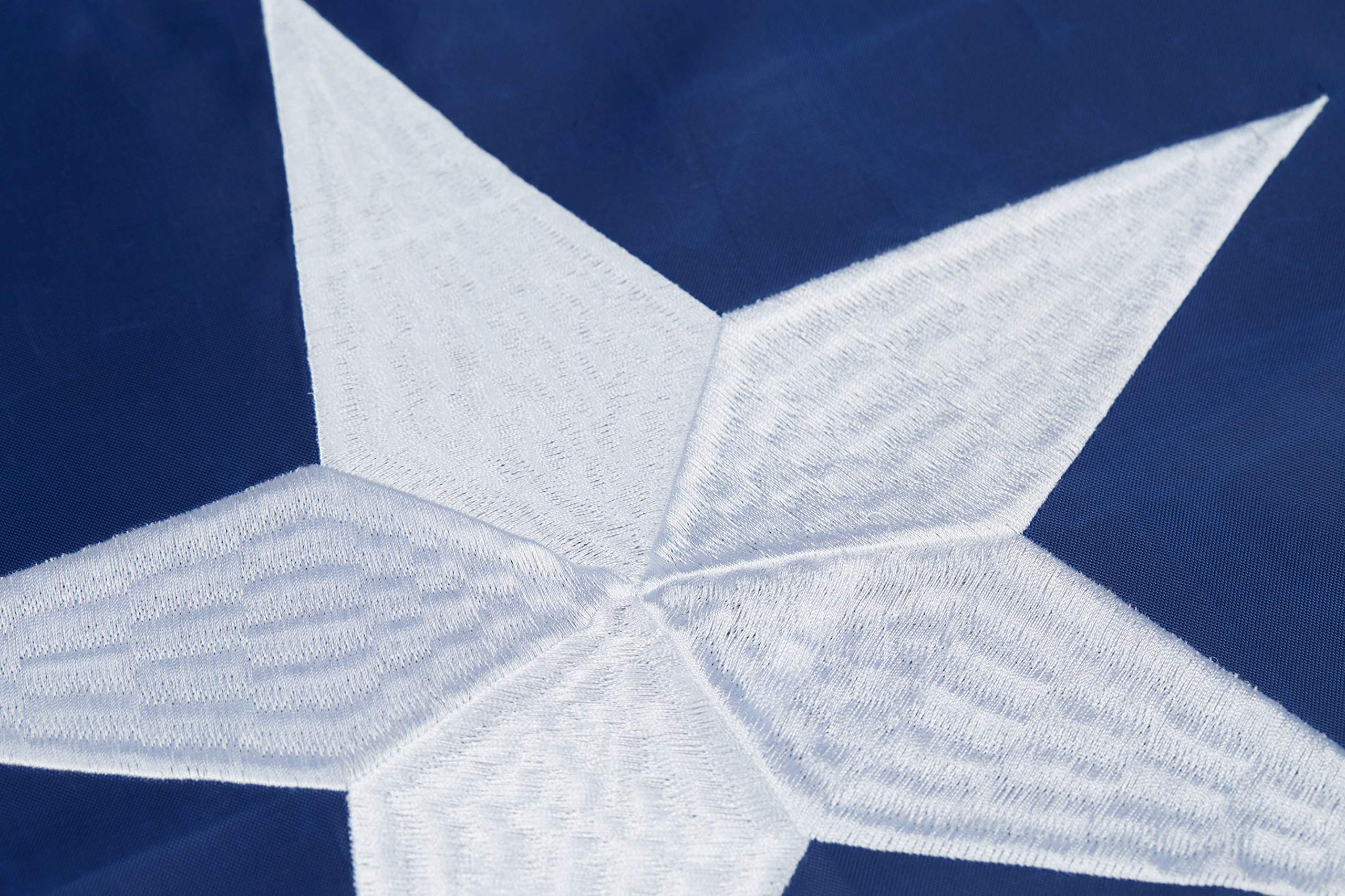 Homissor Texas flag in heavy-duty 210D nylon fabric.