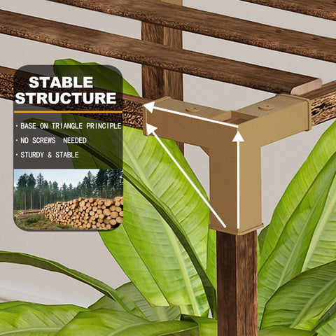 HOMKIRT middle tier accommodates taller plants for varied setups