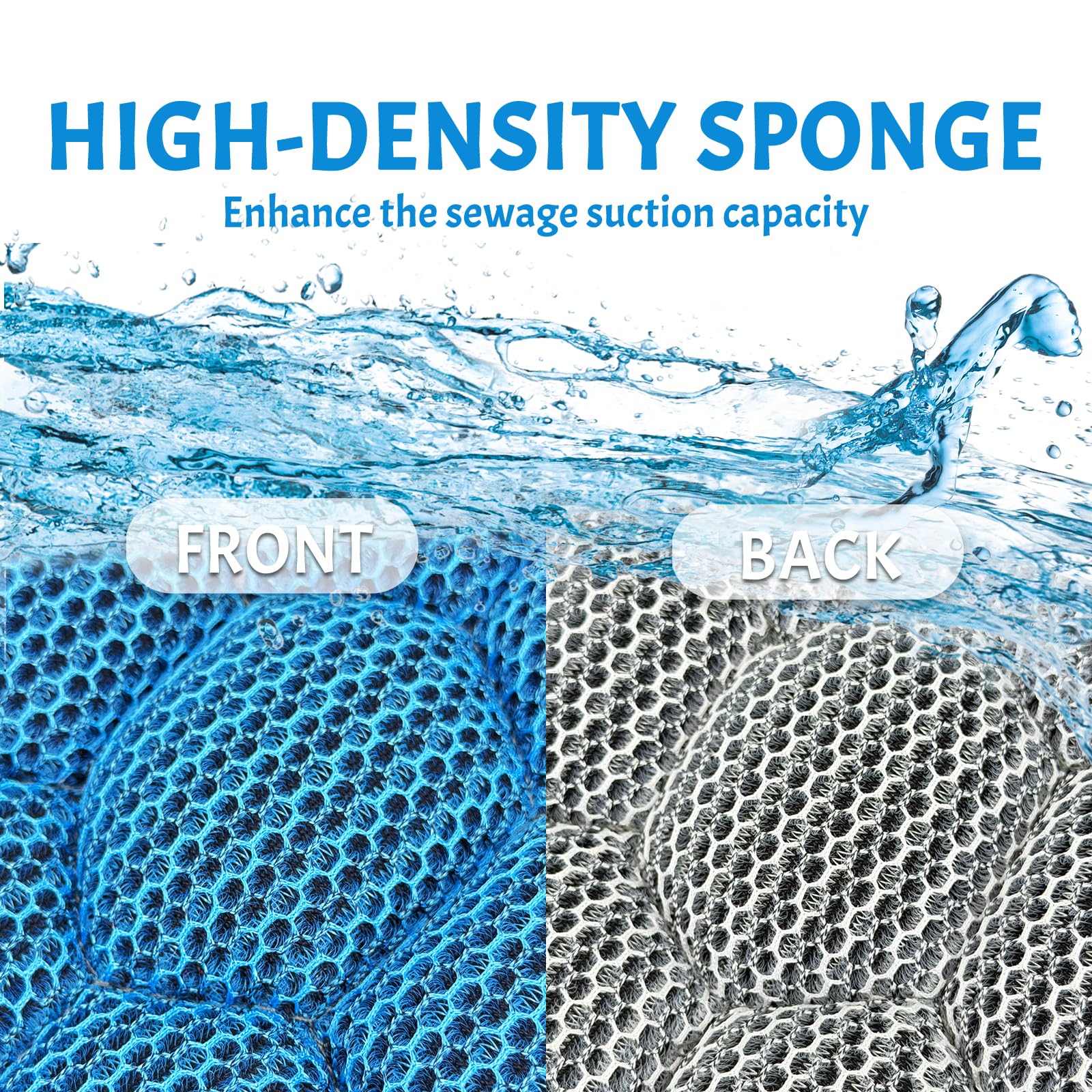 Homlynn sponge placed near the filter removes oils efficiently.