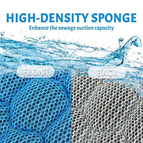 Homlynn sponge placed near the filter removes oils efficiently.