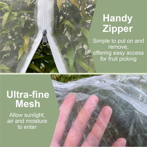 Homoda reinforced-edge netting features durable stitching for year-after-year garden protection.