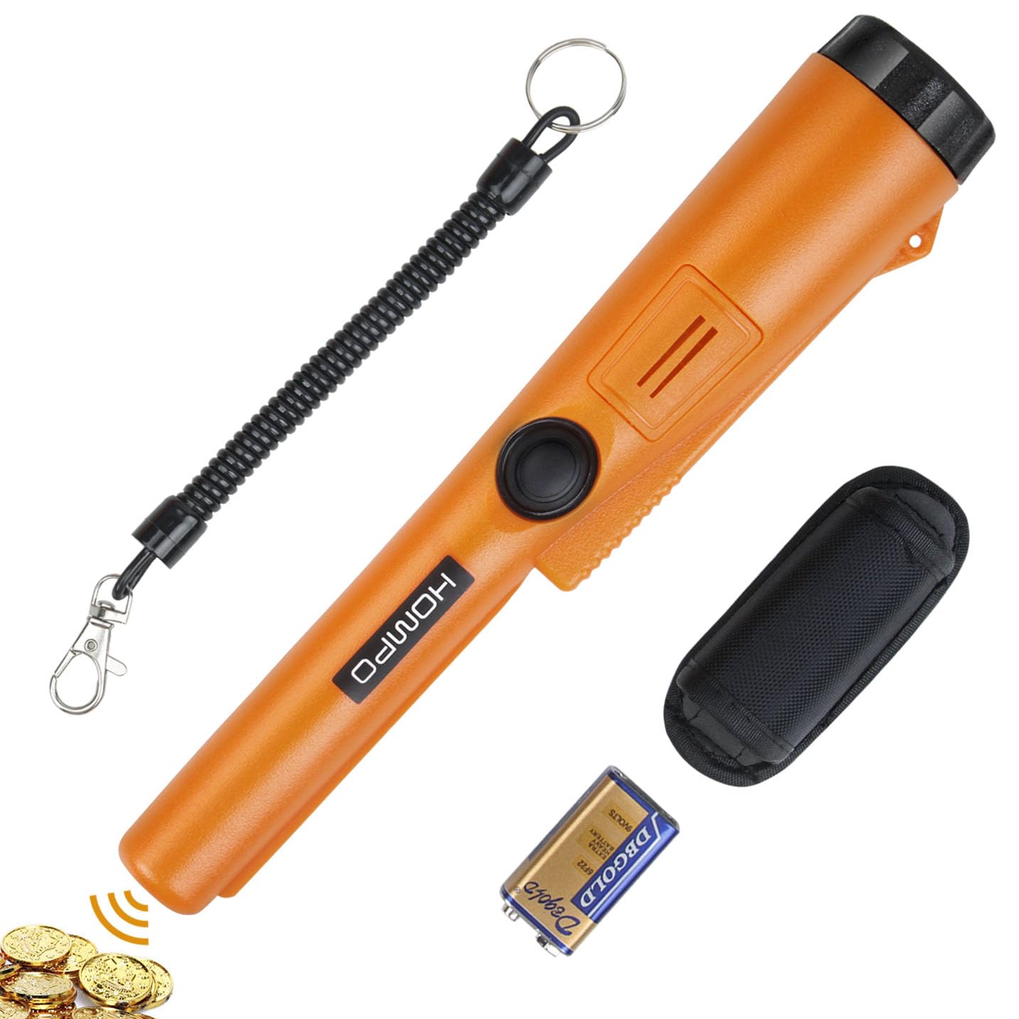 HOMPO pinpointer with 360° detection probe enables precise pinpointing