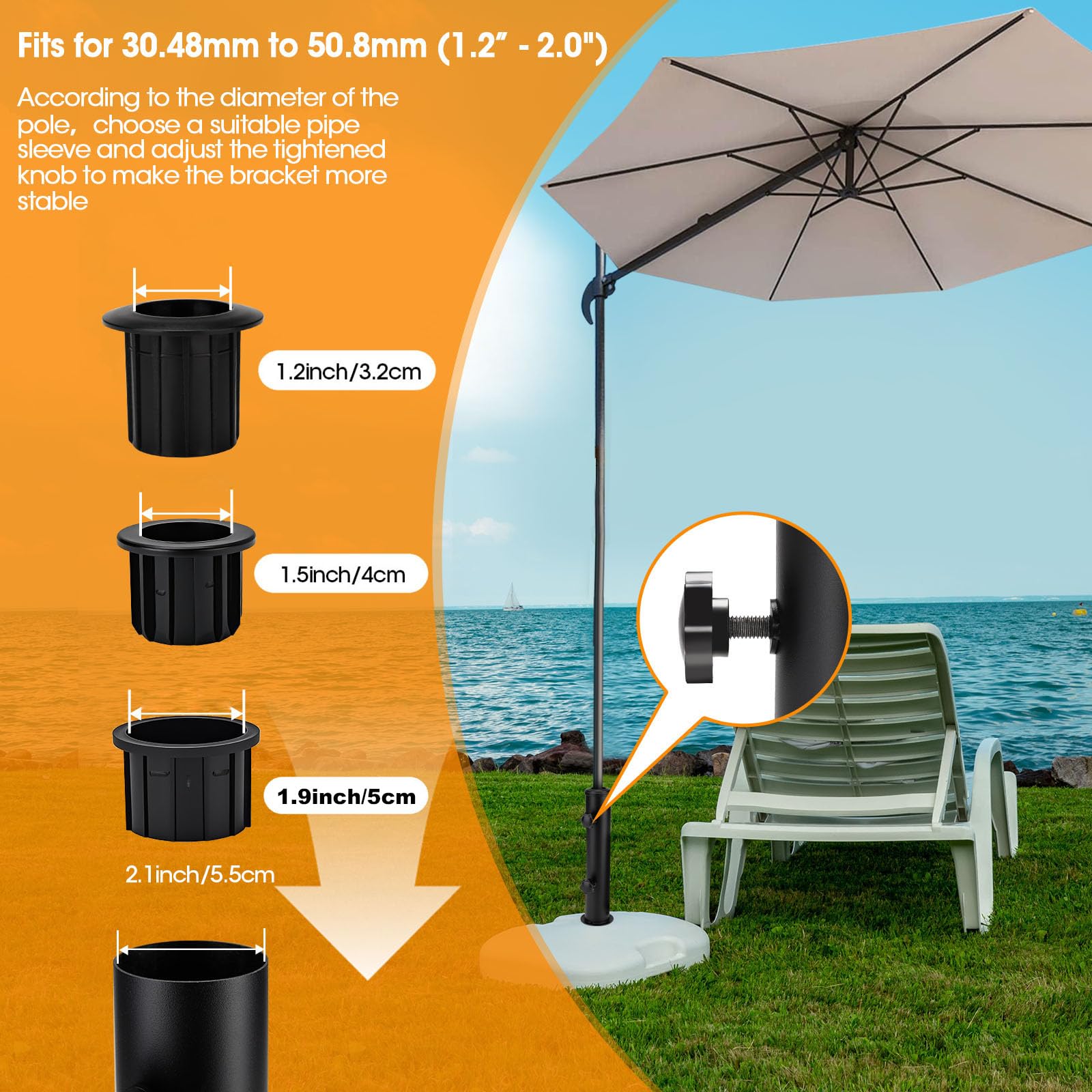 Hompoem bottom screw hole enables quick, tool-assisted installation