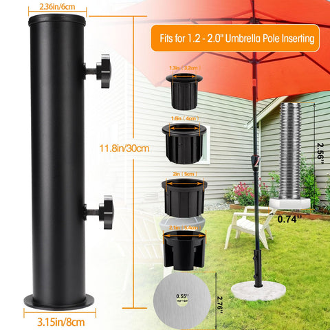 Hompoem PVC sleeves for 32mm, 38mm, and 48mm ensure a tight fit