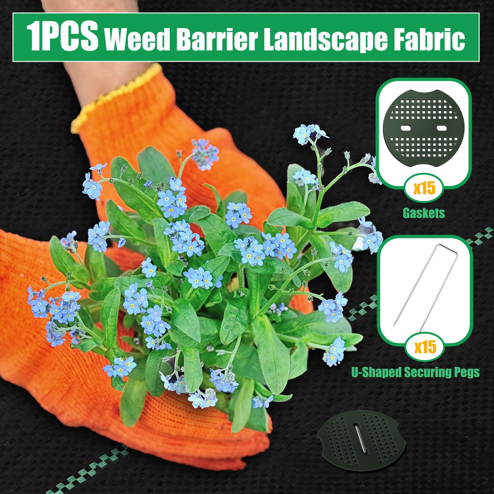 HOMSHIAM planting-holes design with 10 cm openings for easy plant placement