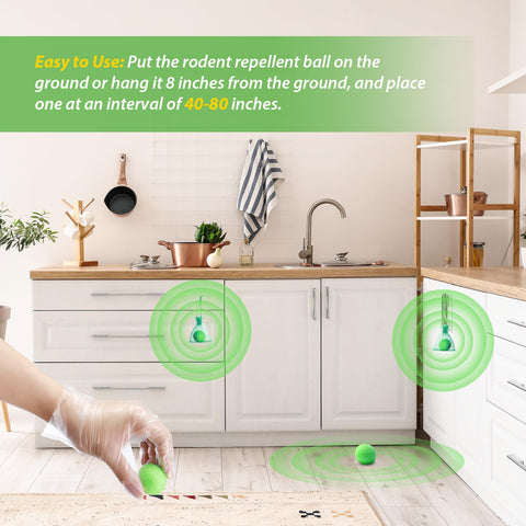 Safe for families and pets when used as directed, Homsor repellent balls.