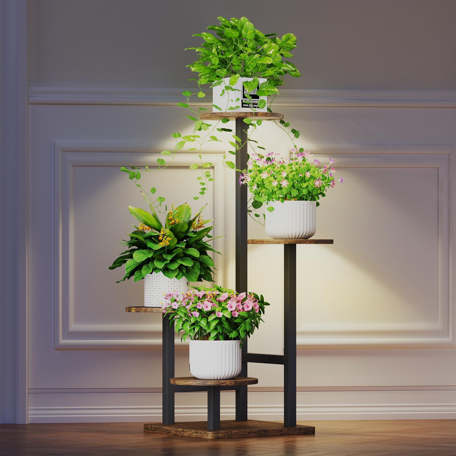 Homsorout grow-light system with adjustable positions simplifies placement