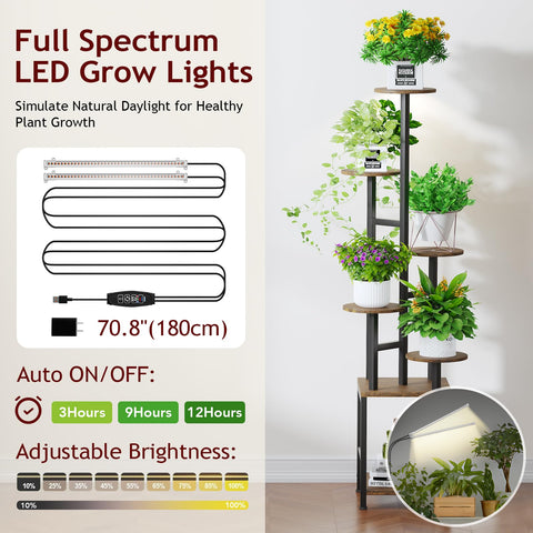 Homsorout space-saving design fits corners while expanding plant display