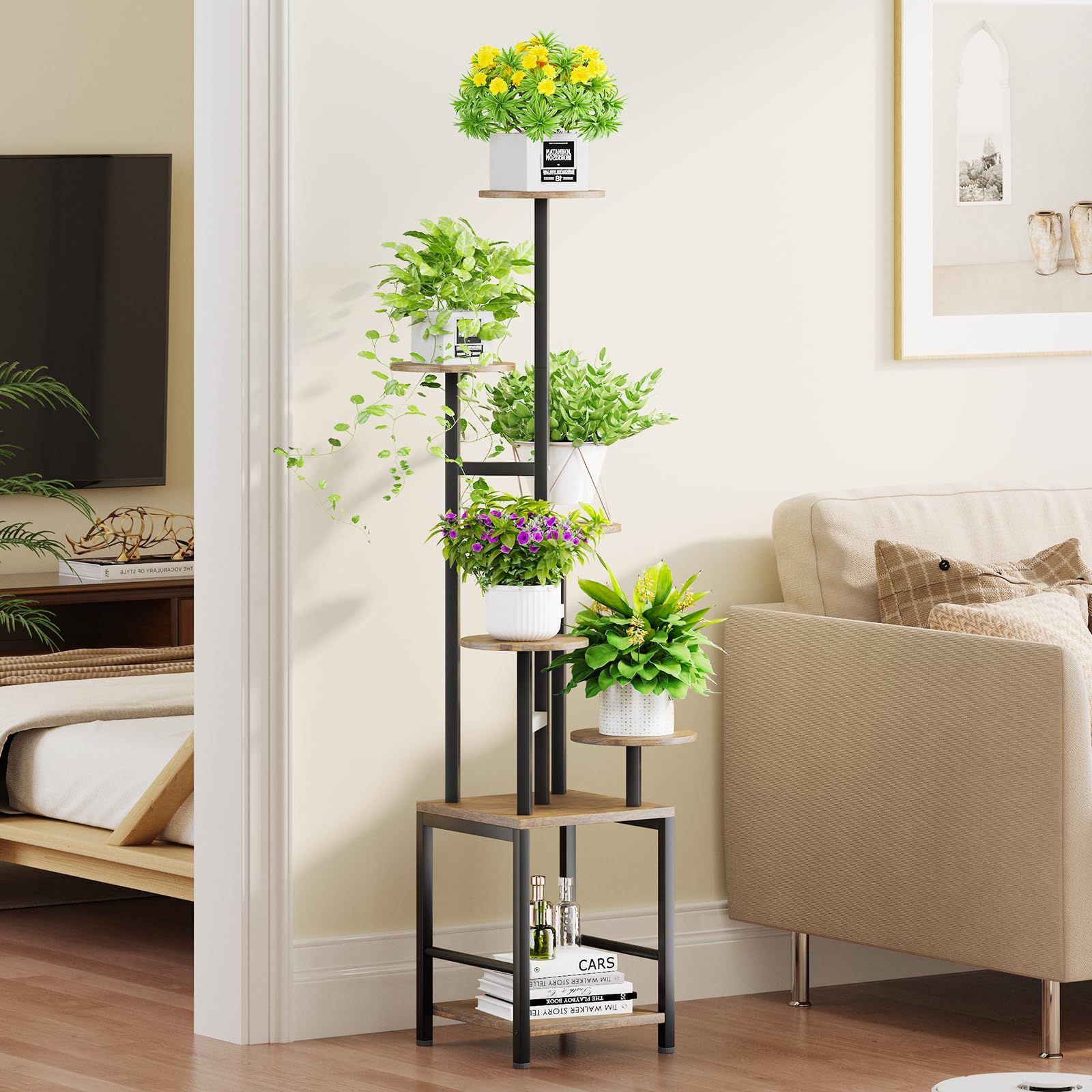 Homsorout walnut shelves with waterproof coating resist warping