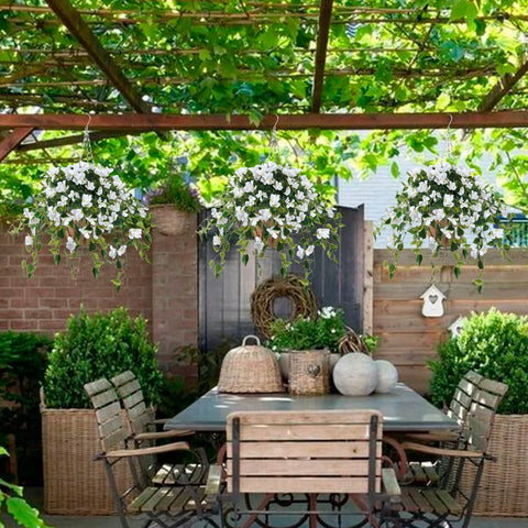 Homsunny hanging basket chain, 15.7 inches, adjustable mounting.