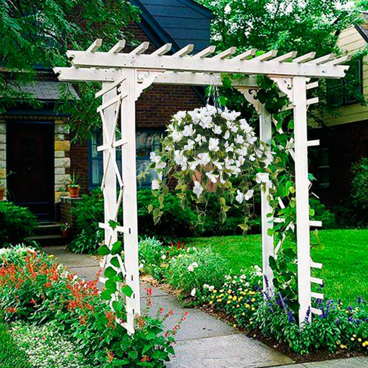 Homsunny silk bougainvillea flowers, four pieces for year-round display.