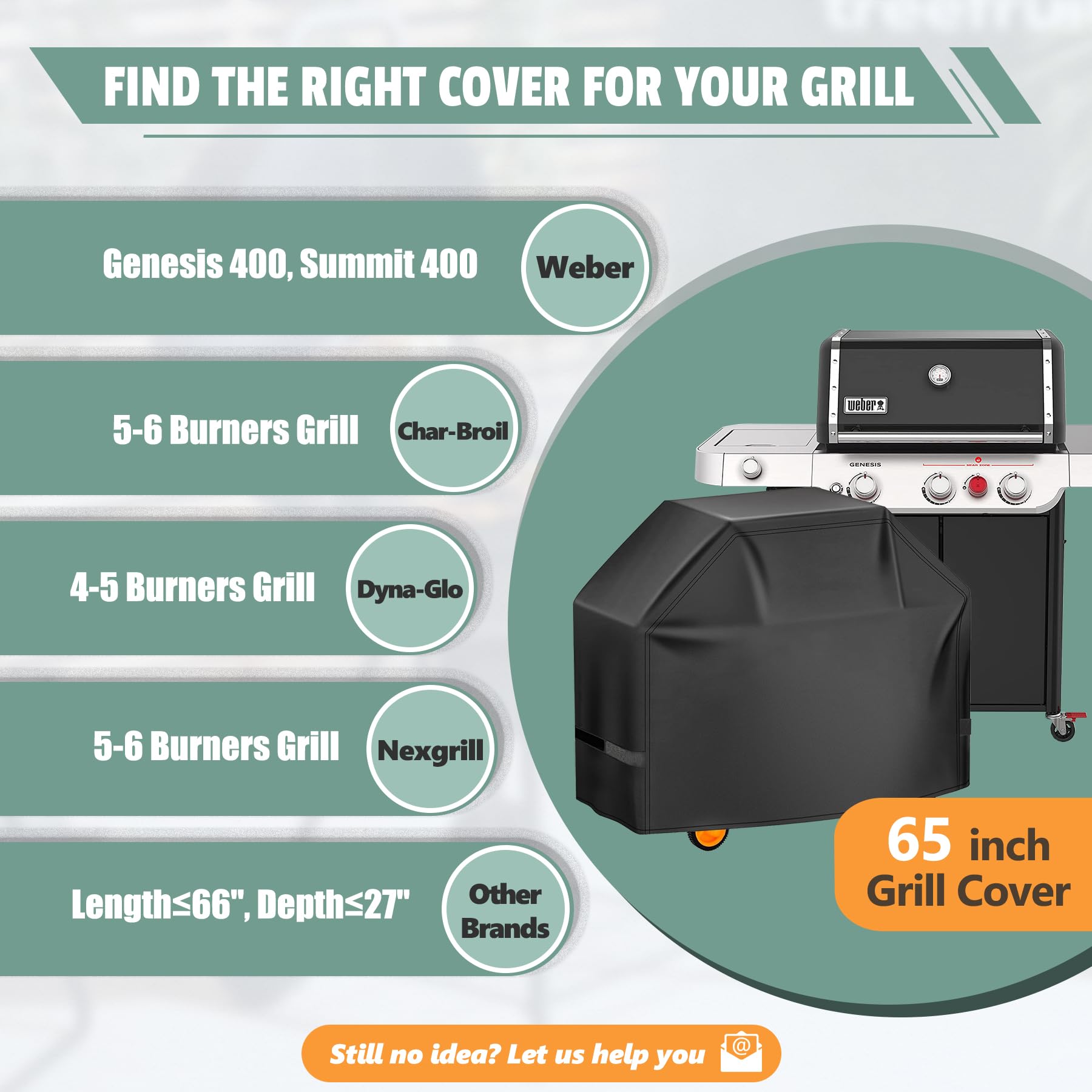 HomWanna durable construction offers long-lasting protection for outdoor grills.