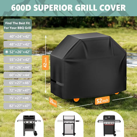 HomWanna grill cover Weber Spirit fit shows precise fit for Spirit grills