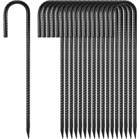 Homwin ground stakes candy cane 12in design secures tents and inflatables