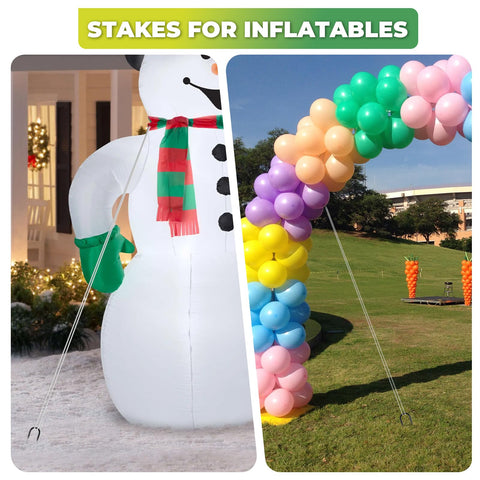 Homwin stakes suit tents, yard decor, and garden fences