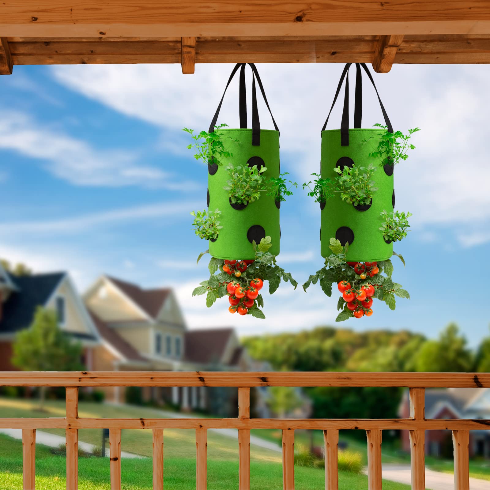 Easy 1-2-3 setup for quick hanging planter installation.