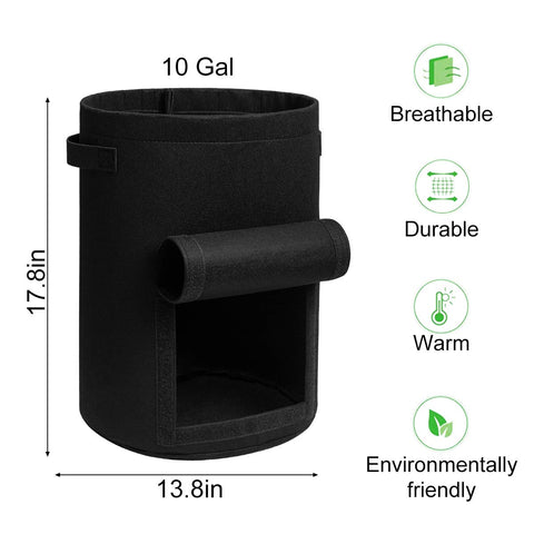Sturdy handles on Homyhoo bags make moving them effortless.