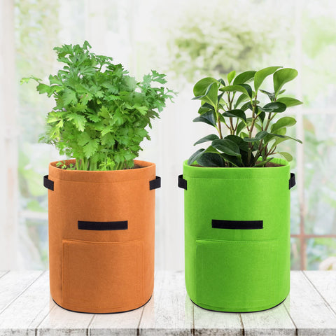 Homyhoo potato and tomato planting bag supports flexible gardens.