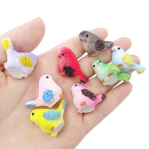 Honbay small bird figurine brightens potted plants and fairy gardens