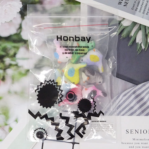 Honbay colorful bird figurine enhances miniature shelves and displays