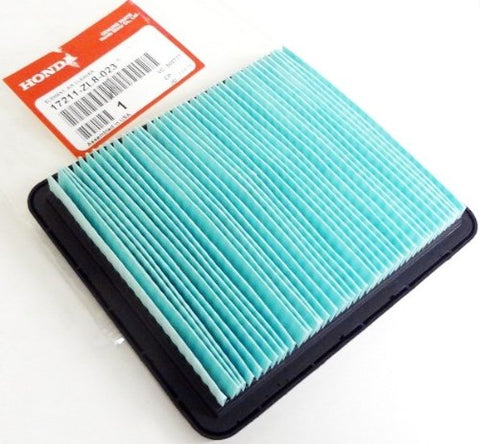Honda 17211-ZL8-023 air filter packaging ensures proper fit for multiple Honda engines.