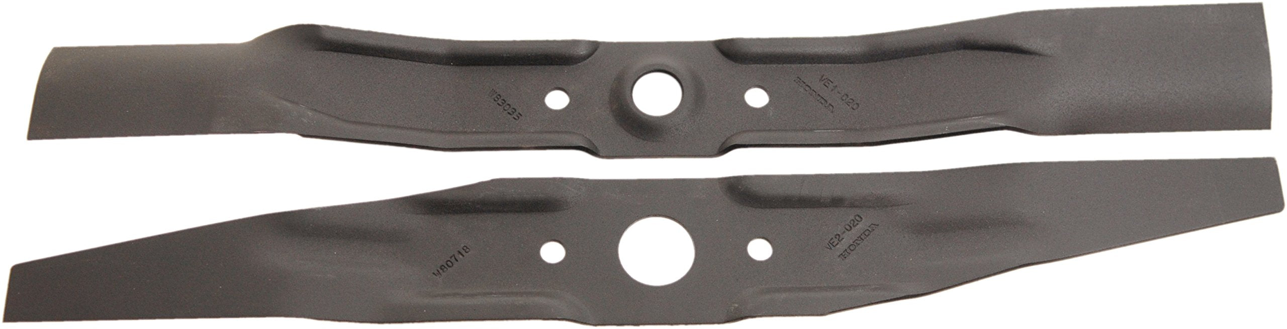 Honda HRR blade set upper blade view showing OEM twin design for precise cuts