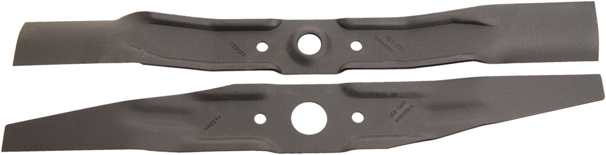 Honda HRR blade set upper blade view showing OEM twin design for precise cuts