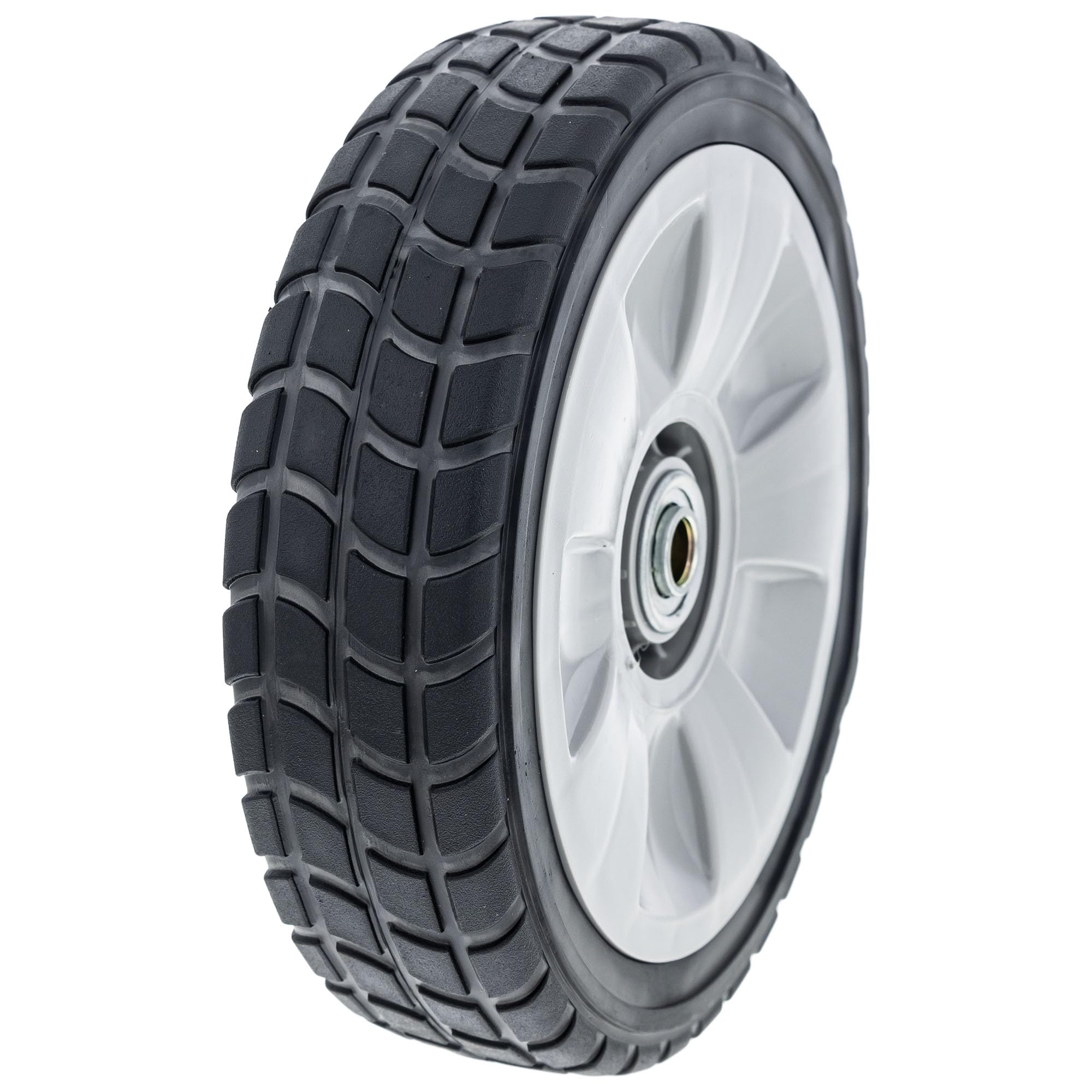 Durable Honda rear wheels RR pack two, withstand lawn wear across seasons.