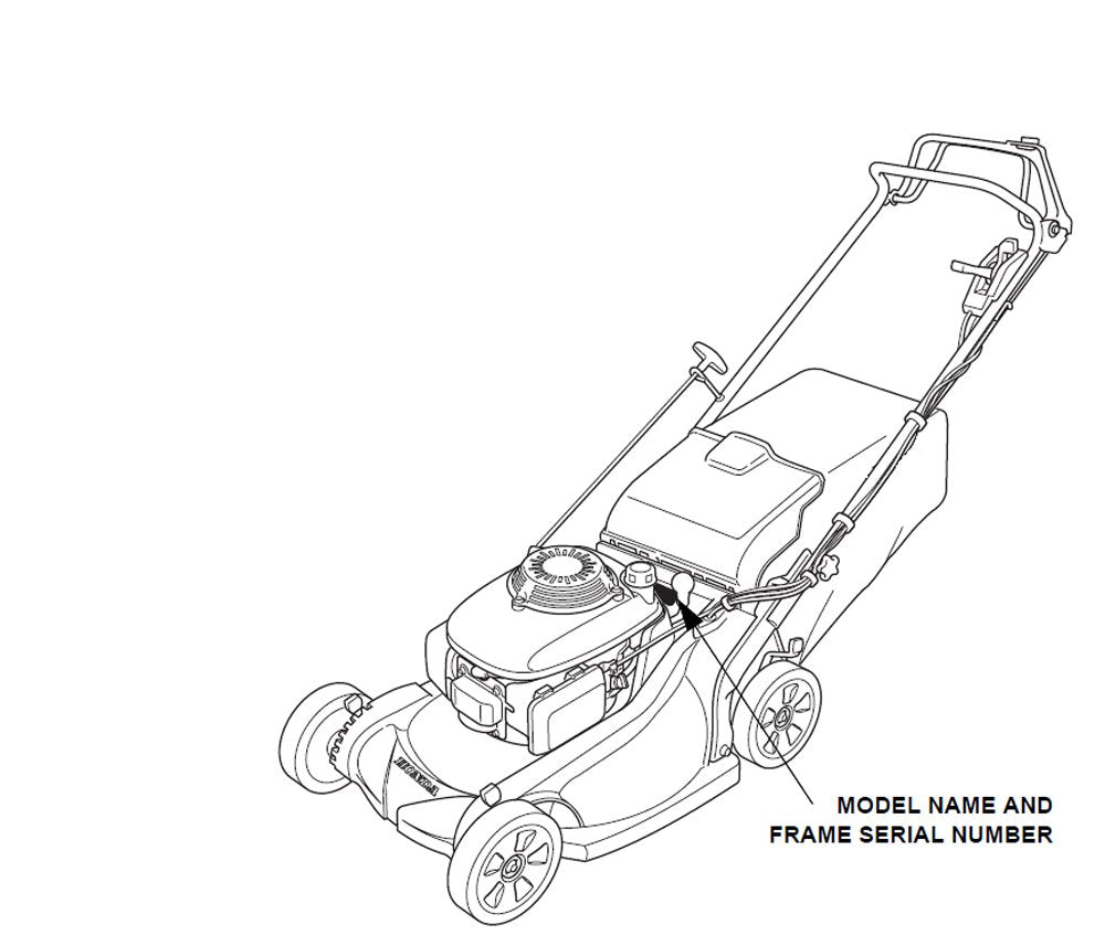 Honda HRX217HXA recoil starter assembly, back view, quick access for maintenance and smooth starts