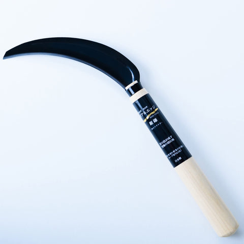 HONEN real edge saw-sickle handle grip designed for comfortable harvesting