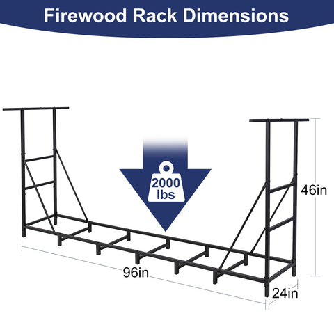 Honest Outfitters adjustable rack length for customizable indoor or outdoor storage.