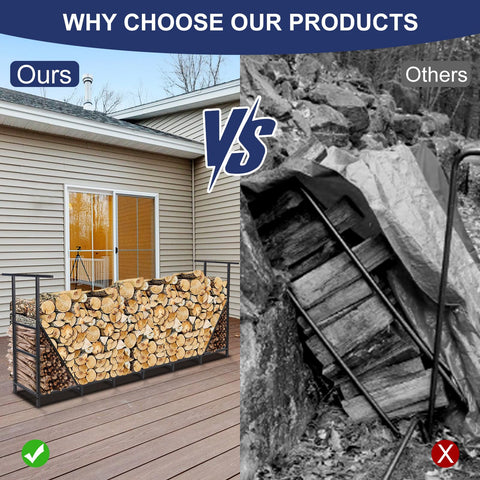 Honest Outfitters elevated design improves airflow for dry, well-ventilated wood.