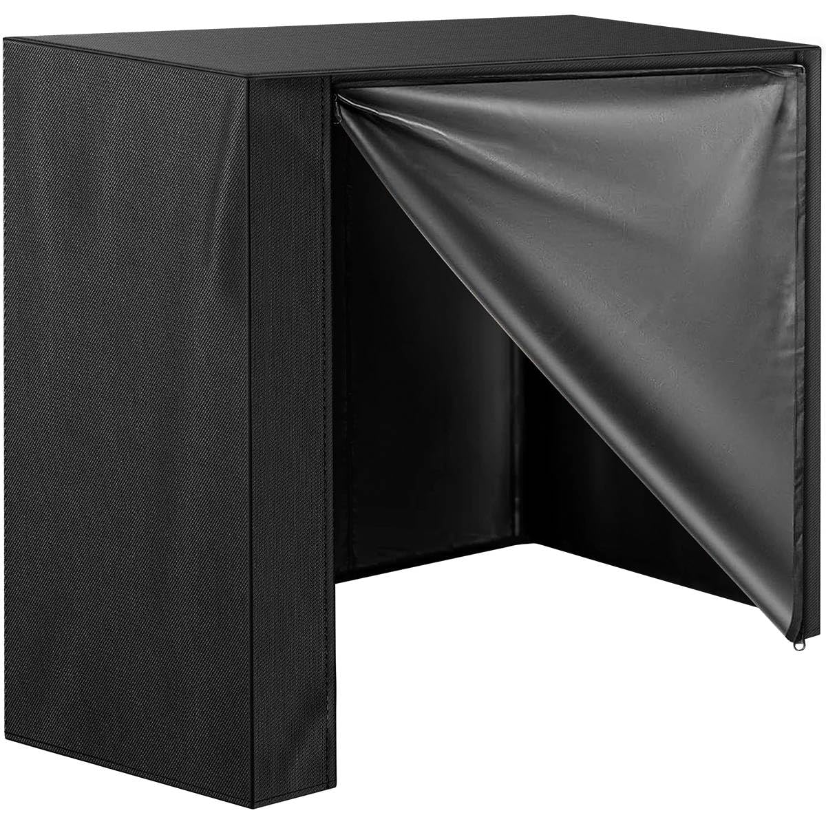 HONEST OUTFITTERS 4ft firewood cover front view protects wood from rain