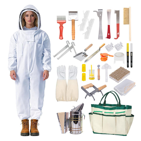 Honey Lake 31Pcs starter kit: essential for beginner beekeeping