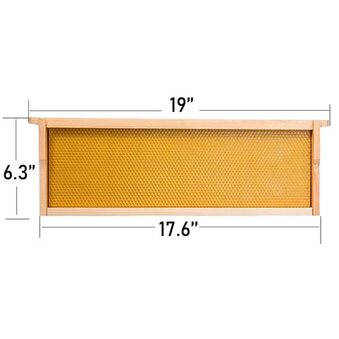 Honey Lake beeswax coated exterior increases hive durability against weather