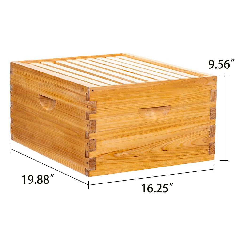 Honey Lake beehive showing dovetail joinery for strong assembly