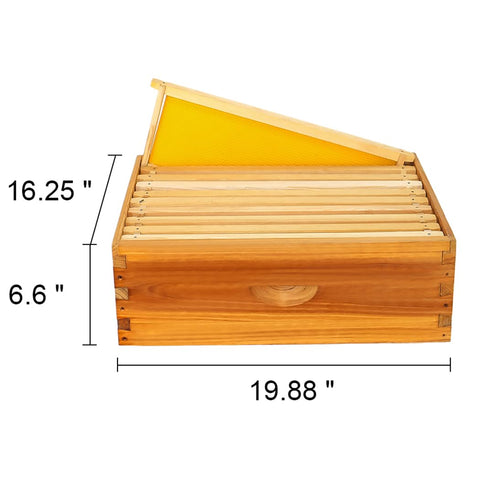 Honey Lake dovetail joint hive box for sturdy, long-lasting construction