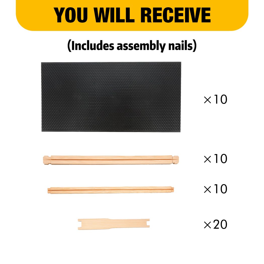 Honey Lake frame with nails included simplifies quick assembly