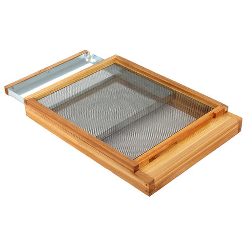Honey Lake Langstroth cedar bottom board beeswax-dipped for weather protection