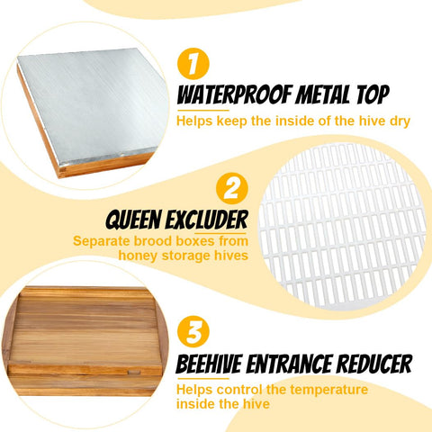 Honey Lake stainless steel tools stay durable during regular hive maintenance tasks.