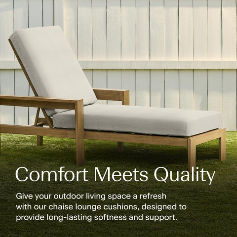 Honeycomb Outdoor Heritage 3.5-inch foam delivers plush support.