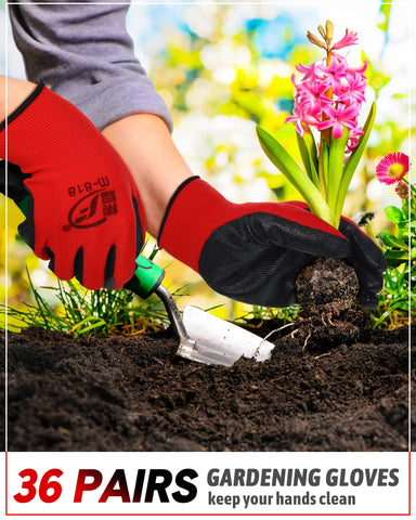 Breathable Honeydak garden gloves keep hands cool during long tasks