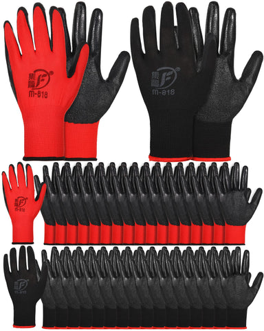 Honeydak garden gloves with rubber-coated palms provide a strong grip in wet soil