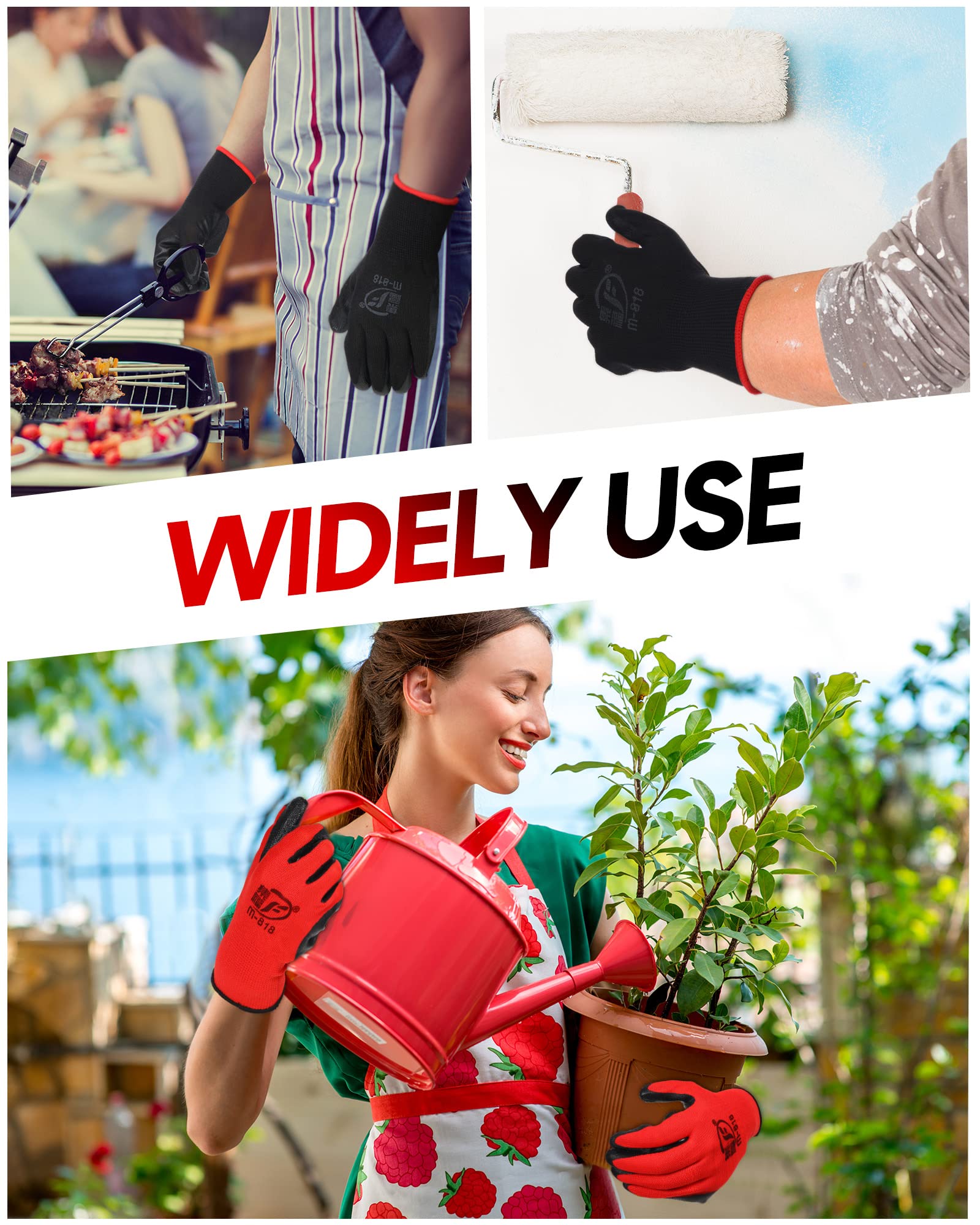 Honeydak gloves suit kitchen, garden, and yard chores for versatile use