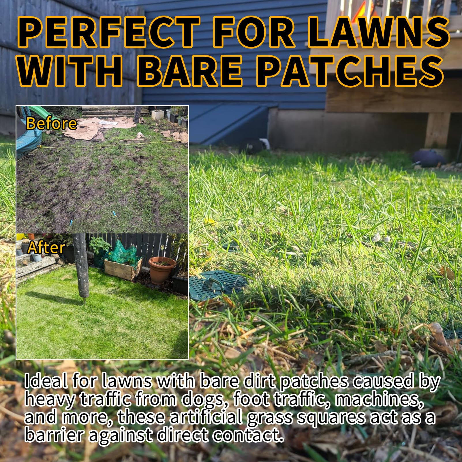 HoneyPet Hybrid Turf tiles are flexible and durable for easy installation.