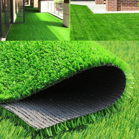 Honeypet indoor outdoor grass rug 4x8 on balcony—versatile and easy to care for.