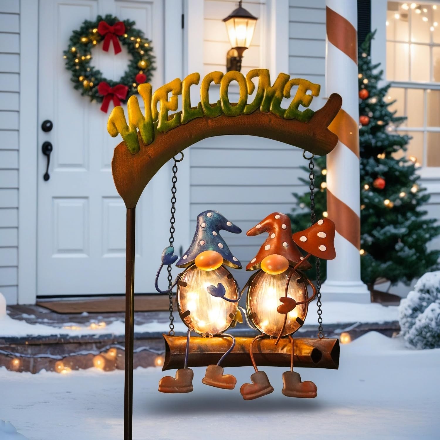HONGLAND 48-inch size creates visual impact in yards and porches.