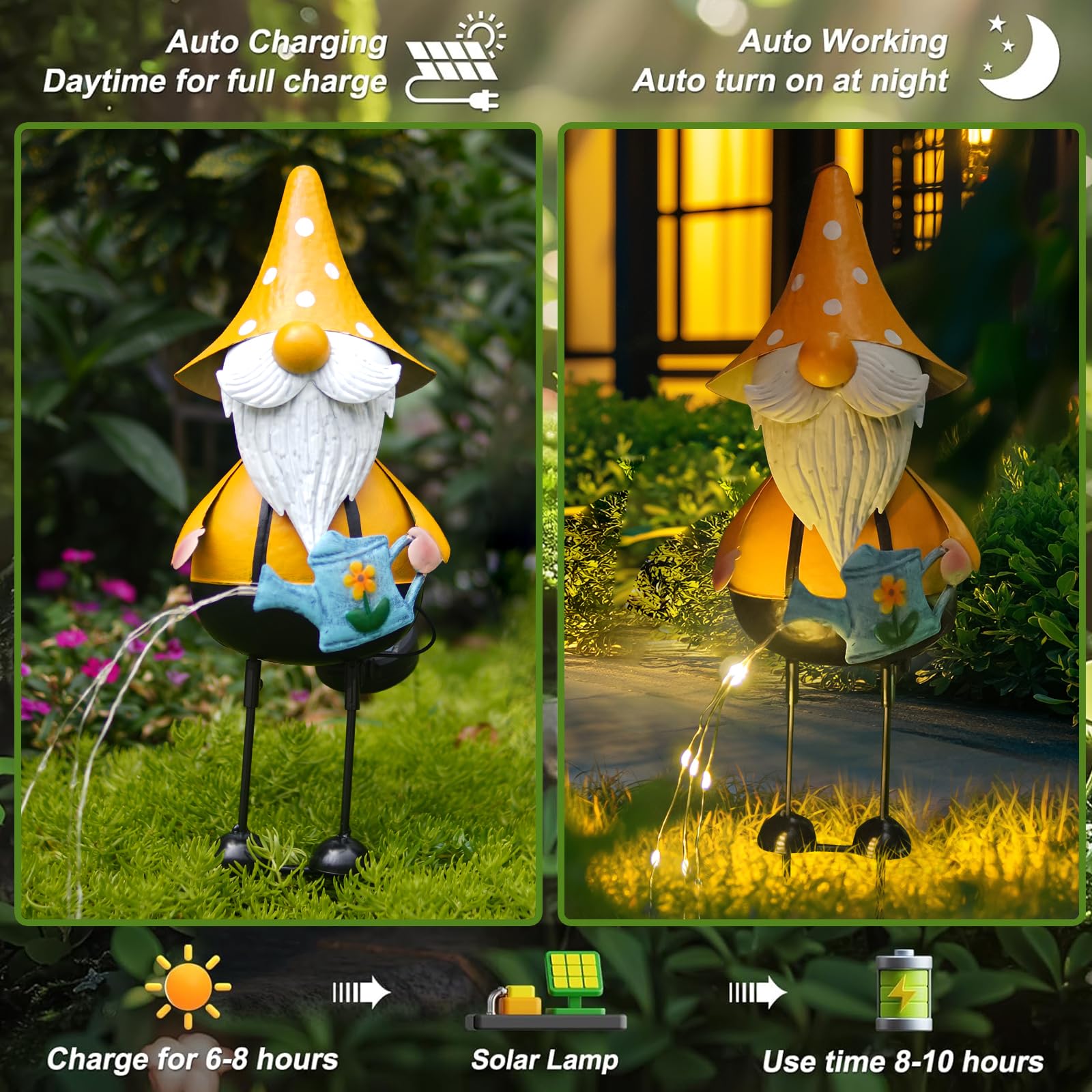 HONGLAND 18-inch tall statue serves as a bold yard focal point.