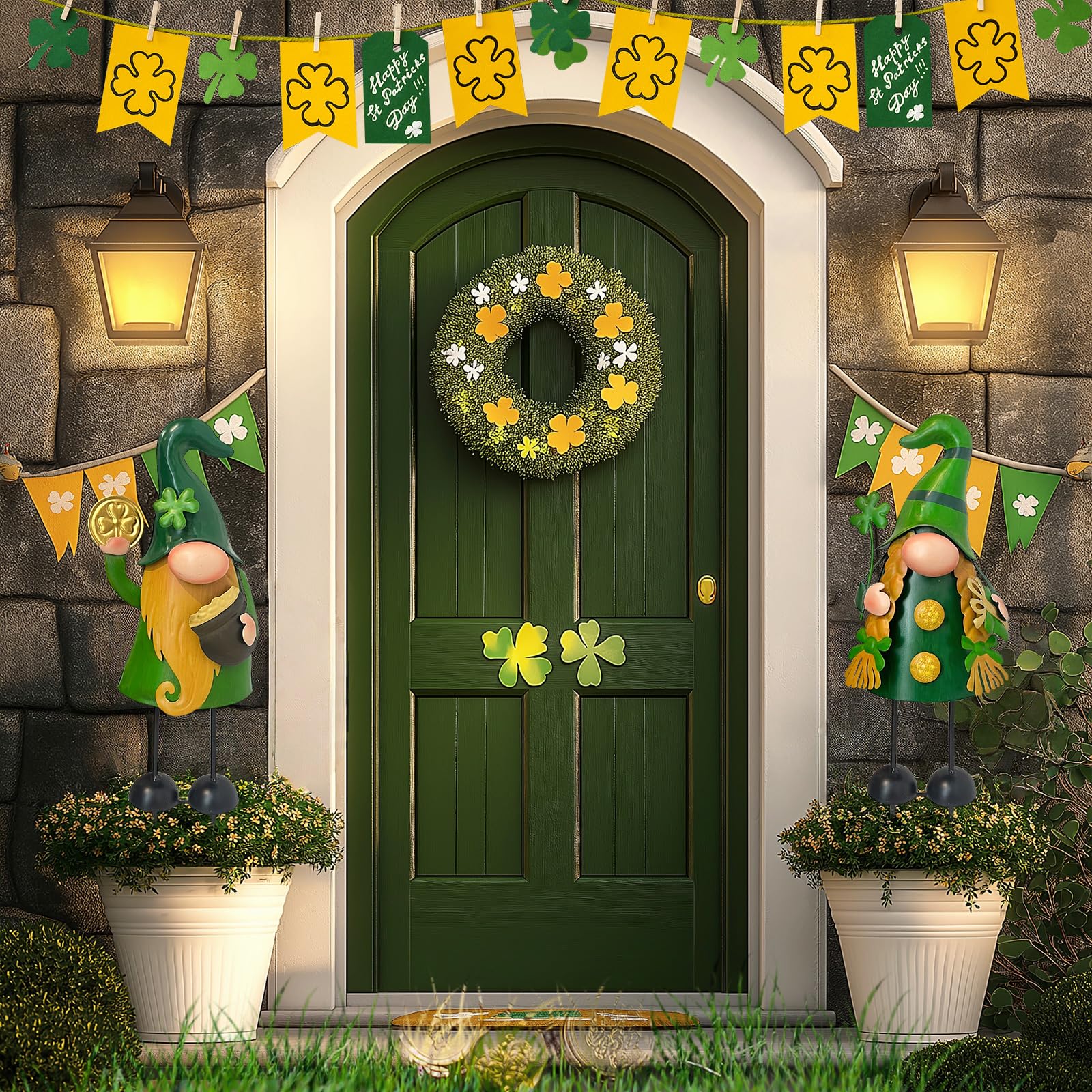 HONGLAND gnomes with bright colors add lively lawn decoration