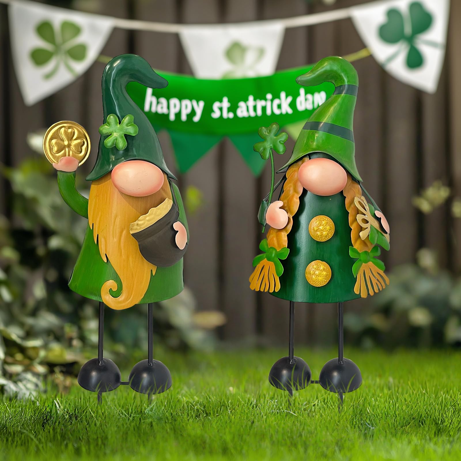 HONGLAND garden gnomes create playful patio accents